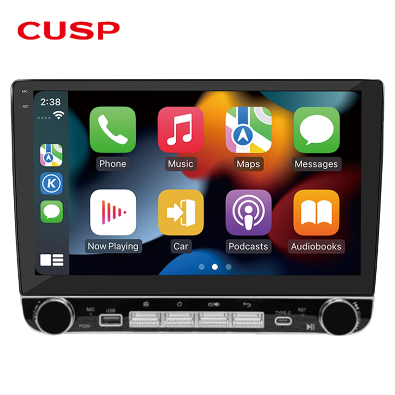 CUSP Universal 10.1 Inch HD IPS Screen Android Car Stereo Radio GPS Navigation Multimedia Player Tablet with Car Play and Android Auto, Bluetooth,FM,AM, RDS, GPS, WIFI, DSP, Audio, Video,Google